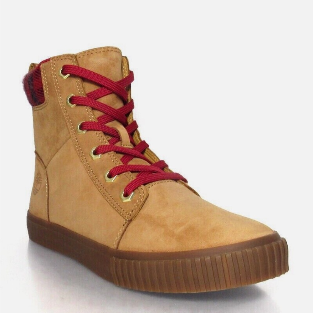 Timberland Skyla Bay CHUKKA WOMEN'S 6 INCH WHEAT NUBUCK SNEAKER BOOTS - Size 7